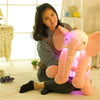 Elephant Plush Pillow Glowing