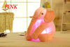 Elephant Plush Pillow Glowing