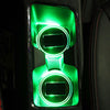 Solar Powered LED Car Cup Holder Lights