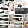 20pcs nail art brushes with bag nail UV gel brush dotting pen for manicure tools set brushes Draw Paint Design kit