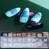 Nail Stamping Plate Set Flower Lace Stamping Gel Polish Template Tool For Painting Stencil Craft