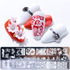 Nail Stamping Plate Set Flower Lace Stamping Gel Polish Template Tool For Painting Stencil Craft