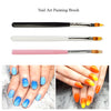 1pcs Nail Art Brush Gel Brush For Nail Art Ombre Soft Gradient Brush For Manicure Nail Polish Drawing Painting Decor Pen