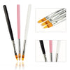 1pcs Nail Art Brush Gel Brush For Nail Art Ombre Soft Gradient Brush For Manicure Nail Polish Drawing Painting Decor Pen