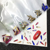 60pcs Nail Crystals Gems Mix 6 design Rhinestones for Nails 3D Nail Art Decorations Flatback Shaped Strass Stone DIY Use