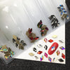 60pcs Nail Crystals Gems Mix 6 design Rhinestones for Nails 3D Nail Art Decorations Flatback Shaped Strass Stone DIY Use