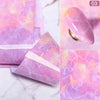 1 Box Marble Design Foils Nail Set Transfer Sticker Kit Flower Adehesive Paper Wraps Nail Art  DIY Tips Slider Papers Decoration