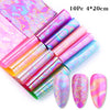1 Box Marble Design Foils Nail Set Transfer Sticker Kit Flower Adehesive Paper Wraps Nail Art  DIY Tips Slider Papers Decoration