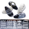 Nail Stamping Plate Set Flower Lace Stamping Gel Polish Template Tool For Painting Stencil Craft