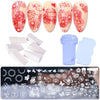 Nail Stamping Plate Set Flower Lace Stamping Gel Polish Template Tool For Painting Stencil Craft