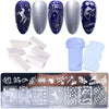Nail Stamping Plate Set Flower Lace Stamping Gel Polish Template Tool For Painting Stencil Craft