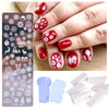 Nail Stamping Plate Set Flower Lace Stamping Gel Polish Template Tool For Painting Stencil Craft