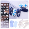 Nail Stamping Plate Set Flower Lace Stamping Gel Polish Template Tool For Painting Stencil Craft
