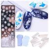 Nail Stamping Plate Set Flower Lace Stamping Gel Polish Template Tool For Painting Stencil Craft
