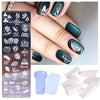 Nail Stamping Plate Set Flower Lace Stamping Gel Polish Template Tool For Painting Stencil Craft