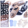 Nail Stamping Plate Set Flower Lace Stamping Gel Polish Template Tool For Painting Stencil Craft