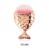 Face Blush Brush Professional Mermaid Shape Makeup Brush Foundation Cosmetic Fish Brush Makeup Tools Kit Powder nail art tool