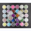 34 PCS/SET nail art glitter sequins set light therapy Manicure DIY nail art decoration glitter Sequins