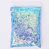 Holographic Mixed Hexagon Shape Chunky Nail Glitter Sequins Sparkly Flakes Slices Manicure