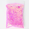 Holographic Mixed Hexagon Shape Chunky Nail Glitter Sequins Sparkly Flakes Slices Manicure