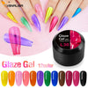 Sliver Gel Base Metal Effect Line Gel Soak Off Led Glass Transparent Colors Gel Polish 5g