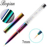 Rainbow Nail Brush Gel Brush  For Manicure Acrylic UV Gel Extension Pen For Nail Polish Painting Drawing Brush Paint Tools