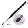 1 Pc Gradient Drawing Painting Brush Pink Rhinestone Handle UV Gel Painting Pen DIY for Nail Art Design Tool