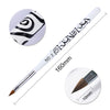 1 Pc Gradient Drawing Painting Brush Pink Rhinestone Handle UV Gel Painting Pen DIY for Nail Art Design Tool