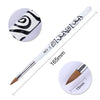1 Pc Gradient Drawing Painting Brush Pink Rhinestone Handle UV Gel Painting Pen DIY for Nail Art Design Tool