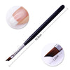 1 Pc Gradient Drawing Painting Brush Pink Rhinestone Handle UV Gel Painting Pen DIY for Nail Art Design Tool