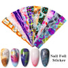 1 Box Marble Design Foils Nail Set Transfer Sticker Kit Flower Adehesive Paper Wraps Nail Art  DIY Tips Slider Papers Decoration
