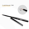 1Pcs/Lot Nail Art Lines Painting Black Pen Brush Striper Daisy Acrylic Fan Gradient Shading UV Gel Polish Tips Flower