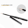 1Pcs/Lot Nail Art Lines Painting Black Pen Brush Striper Daisy Acrylic Fan Gradient Shading UV Gel Polish Tips Flower