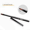 1Pcs/Lot Nail Art Lines Painting Black Pen Brush Striper Daisy Acrylic Fan Gradient Shading UV Gel Polish Tips Flower