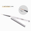1Pcs/Lot Nail Art Lines Painting Black Pen Brush Striper Daisy Acrylic Fan Gradient Shading UV Gel Polish Tips Flower