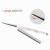 1Pcs/Lot Nail Art Lines Painting Black Pen Brush Striper Daisy Acrylic Fan Gradient Shading UV Gel Polish Tips Flower