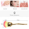 1 Pc Nail Art Brush Soft Clean Dust Powder Pink Rose Flower Shape Blush Foundation Powder Make Up Brushes Women Cosmetics Tool