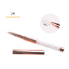 1Pcs/Lot Nail Art Lines Painting Black Pen Brush Striper Daisy Acrylic Fan Gradient Shading UV Gel Polish Tips Flower