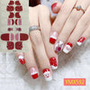 14Tips/Sheet Christmas/Halloween Nail Art Stickers Festival Pumpkin Wraps Waterproof Full DIY Manicure Accessories