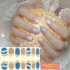 14Tips/Sheet Christmas/Halloween Nail Art Stickers Festival Pumpkin Wraps Waterproof Full DIY Manicure Accessories