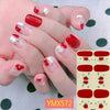 14Tips/Sheet Christmas/Halloween Nail Art Stickers Festival Pumpkin Wraps Waterproof Full DIY Manicure Accessories