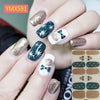14Tips/Sheet Christmas/Halloween Nail Art Stickers Festival Pumpkin Wraps Waterproof Full DIY Manicure Accessories