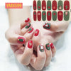 14Tips/Sheet Christmas/Halloween Nail Art Stickers Festival Pumpkin Wraps Waterproof Full DIY Manicure Accessories