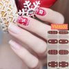 14Tips/Sheet Christmas/Halloween Nail Art Stickers Festival Pumpkin Wraps Waterproof Full DIY Manicure Accessories