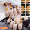 14Tips/Sheet Christmas/Halloween Nail Art Stickers Festival Pumpkin Wraps Waterproof Full DIY Manicure Accessories