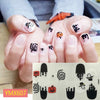 14Tips/Sheet Christmas/Halloween Nail Art Stickers Festival Pumpkin Wraps Waterproof Full DIY Manicure Accessories