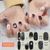14Tips/Sheet Christmas/Halloween Nail Art Stickers Festival Pumpkin Wraps Waterproof Full DIY Manicure Accessories