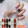 14Tips/Sheet Christmas/Halloween Nail Art Stickers Festival Pumpkin Wraps Waterproof Full DIY Manicure Accessories