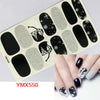 14Tips/Sheet Christmas/Halloween Nail Art Stickers Festival Pumpkin Wraps Waterproof Full DIY Manicure Accessories