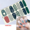 14Tips/Sheet Christmas/Halloween Nail Art Stickers Festival Pumpkin Wraps Waterproof Full DIY Manicure Accessories